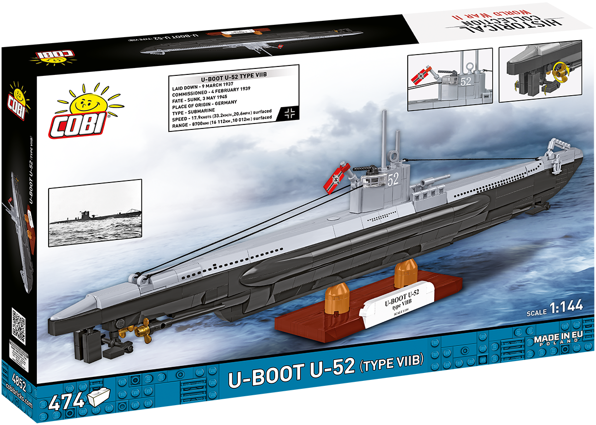 COBI U-Boot U-52 (Type VIIB) Set 4852