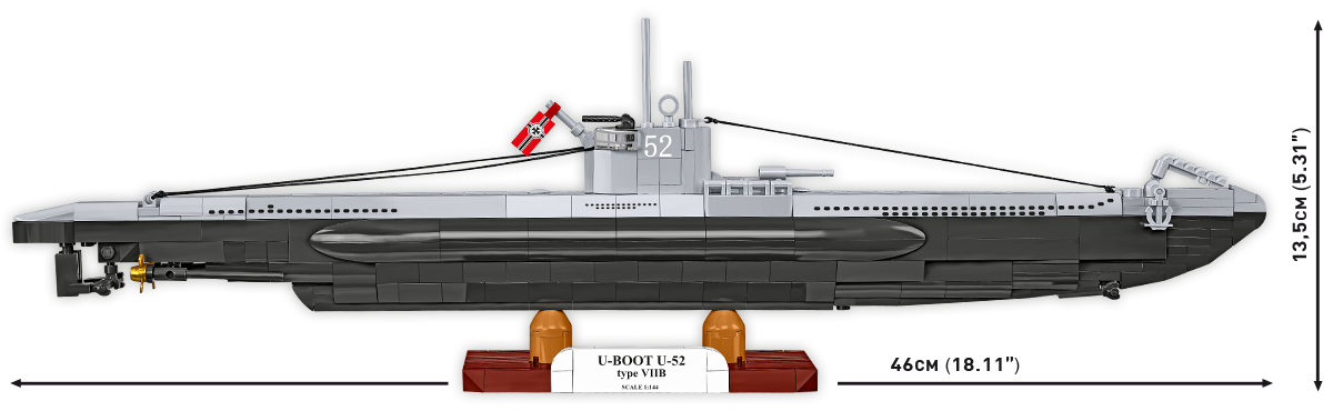 COBI U-Boot U-52 (Type VIIB) Set 4852