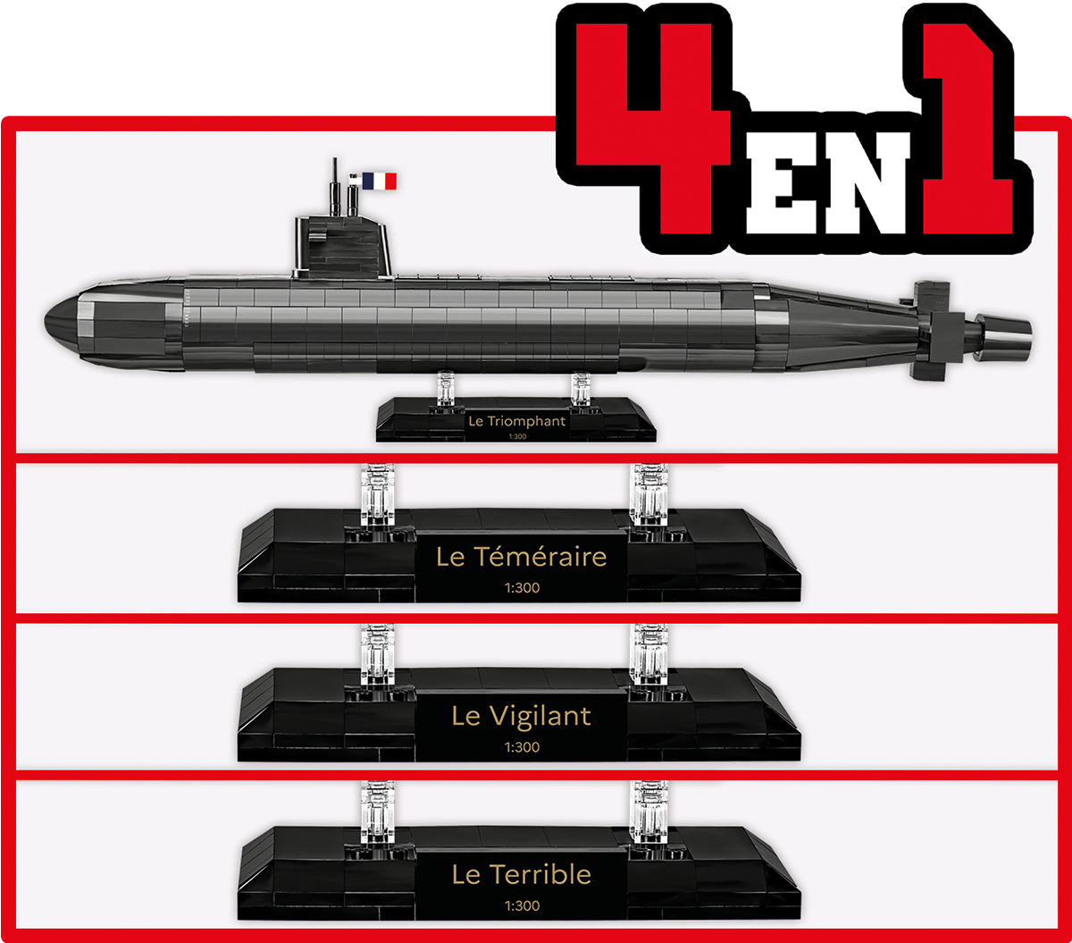 COBI Sous-Marin SNLE Set 4859