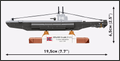 COBI HNoMS Uredd (P-41) U-class submarine Set 4861