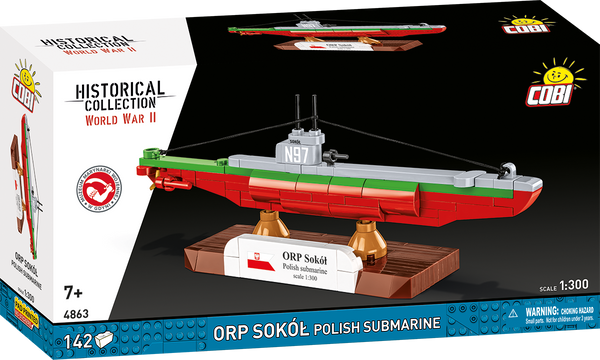 COBI ORP Sokół Polish Submarine Set 4863