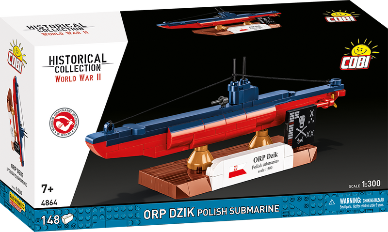 COBI ORP Dzik Polish Submarine Set 4864