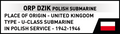 COBI ORP Dzik Polish Submarine Set 4864