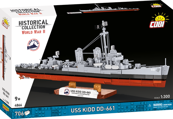 COBI USS Kidd DD-661 Set 4866