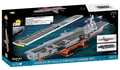 Back of the COBI Aircraft Carrier Charles de Gaulle Set 4868 box