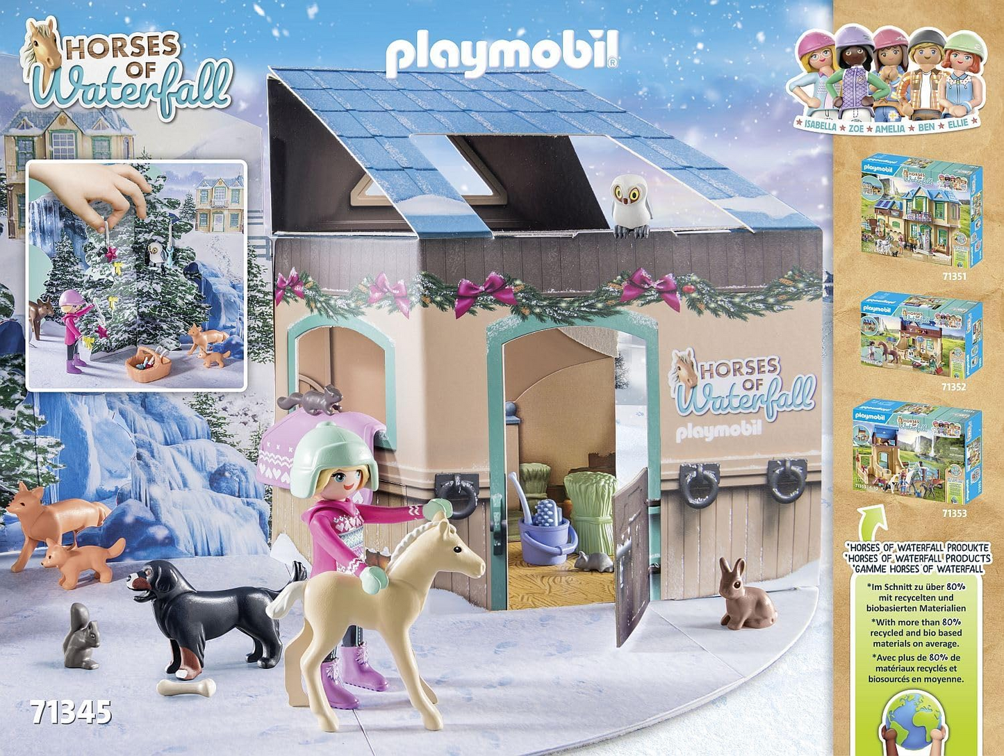 Playmobil 71345 – Advent Calendar: Christmas Sleigh Ride