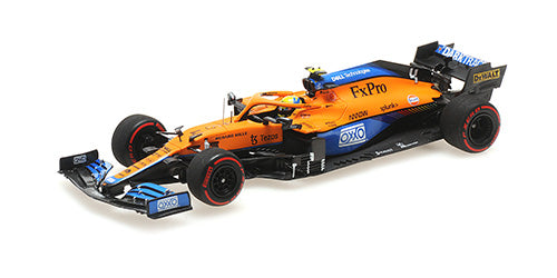 Minichamps 1:43 McLaren MCL35M - Lando Norris Pole Position Russian GP 2021 #537215904