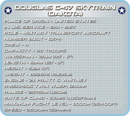 Douglas C-47 Skytrain (Dakota) D-Day Edition