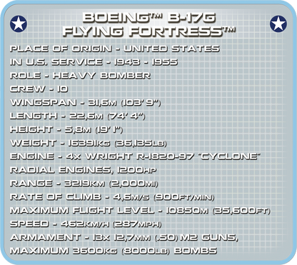 COBI Boeing™ B-17G Flying Fortress™ #5703