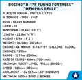 COBI Boeing™ B-17F Flying Fortress™ "Memphis Belle" #5707