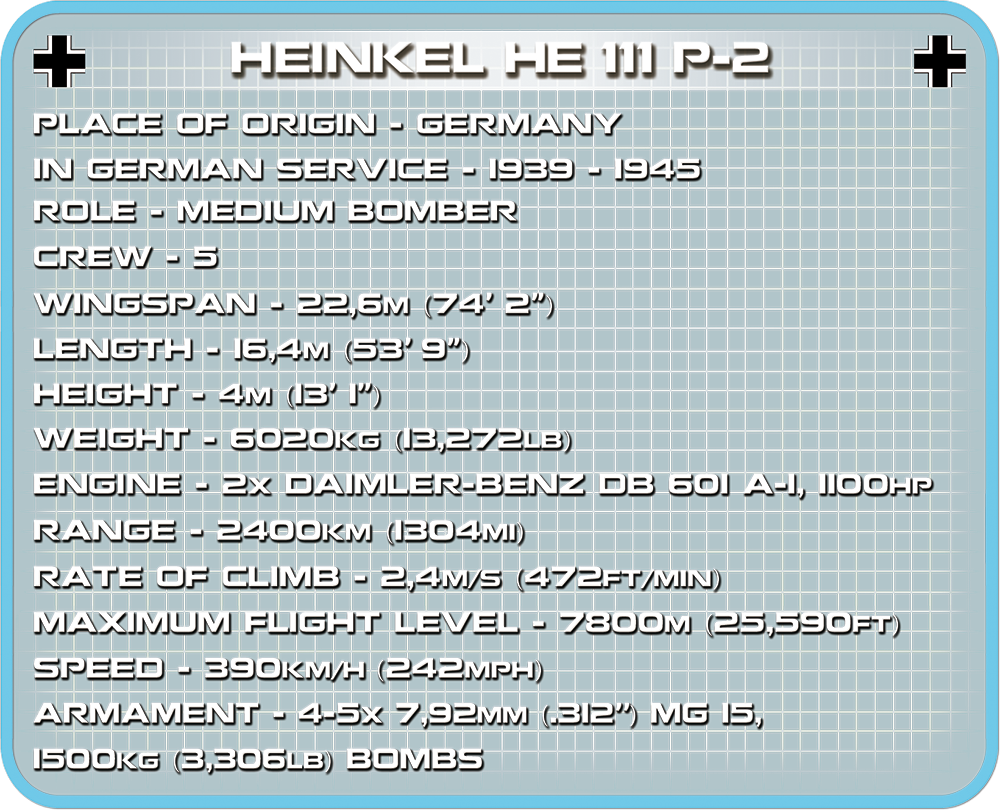 COBI Heinkel He 111 P-2 #5717