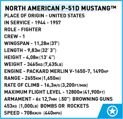 COBI P-51D Mustang #5719