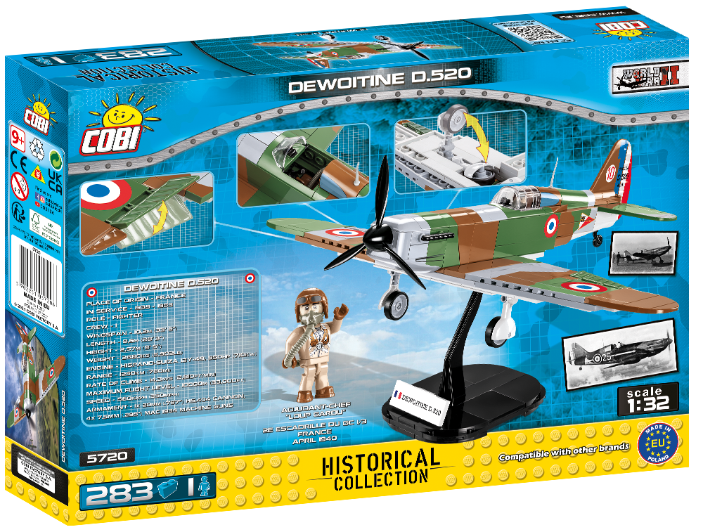 COBI Dewoitine D.520 #5720