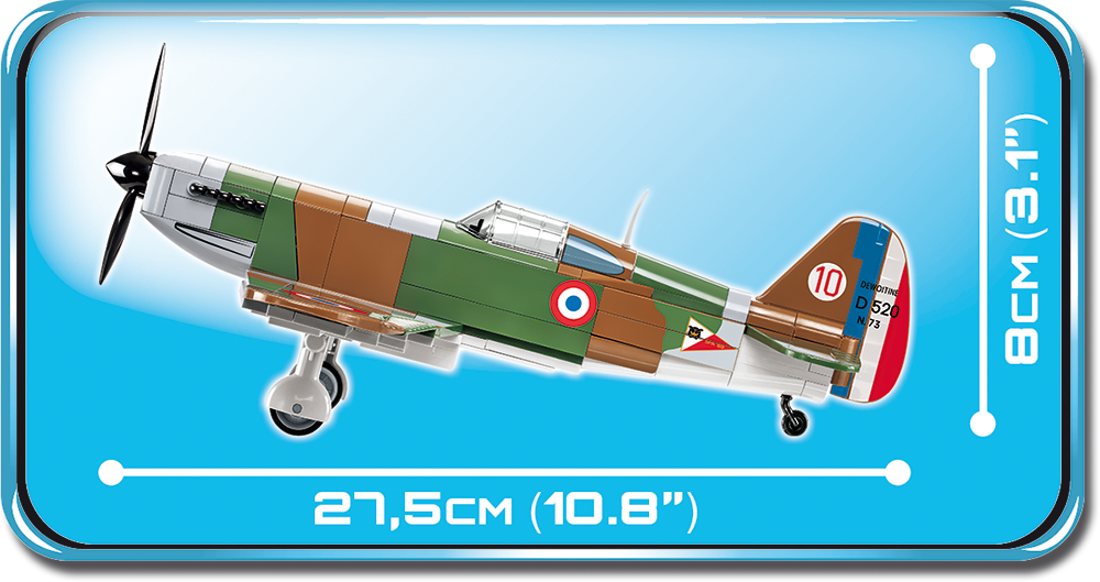 COBI Dewoitine D.520 #5720