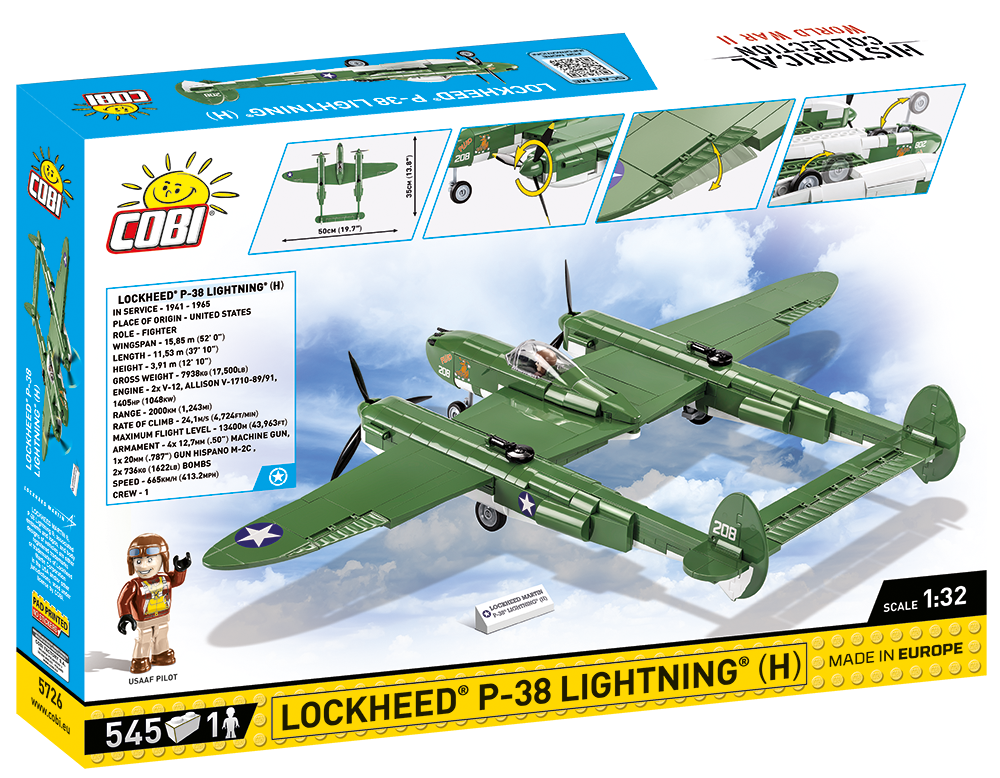 COBI Lockheed P-38 H Lightning #5726