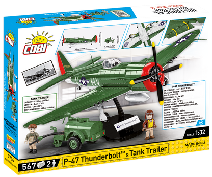 COBI P-47 Thunderbolt & Tank Trailer - Executive Edition #5736