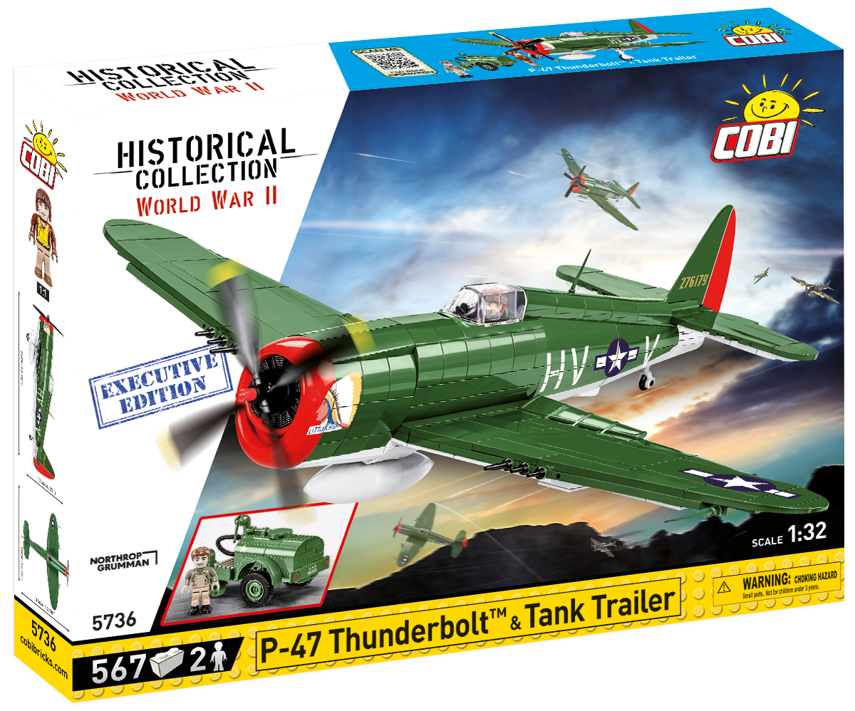 COBI P-47 Thunderbolt & Tank Trailer - Executive Edition #5736