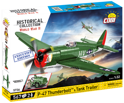 COBI P-47 Thunderbolt & Tank Trailer - Executive Edition #5736