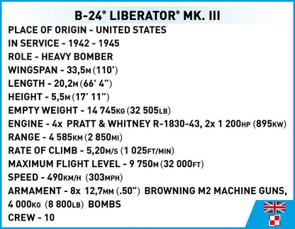 COBI B-24 Liberator Mk.III - Limited Edition #5738