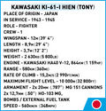 COBI Kawasaki Ki-61-I Hien 'Tony' #5740