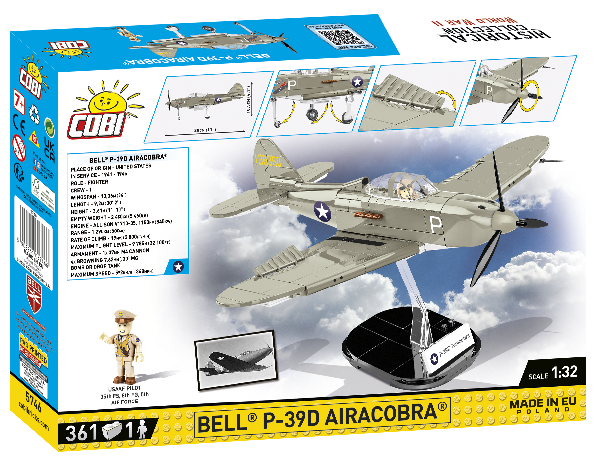 COBI Bell P-39D Airacobra #5746