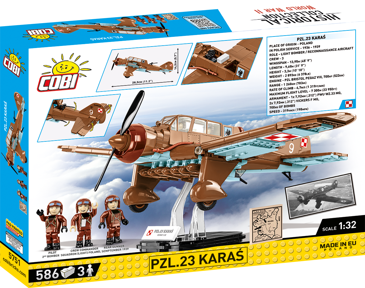 COBI PZL.23 Karaś Set 5751