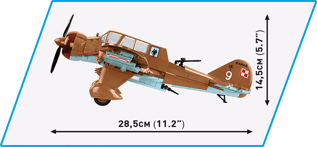 COBI PZL.23 Karaś Set 5751