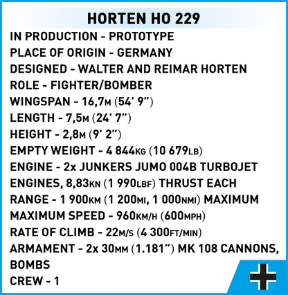 COBI Horten Ho 229 #5757