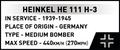 COBI Heinkel HE 111 H-3 Set 5772