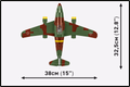 COBI Messerschmitt Me 262A-1a Schwalbe Set 5776