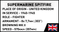COBI Supermarine Spitfire Mk. II Set 5778