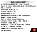 COBI F/A-18C Hornet Swiss Air Force #5819