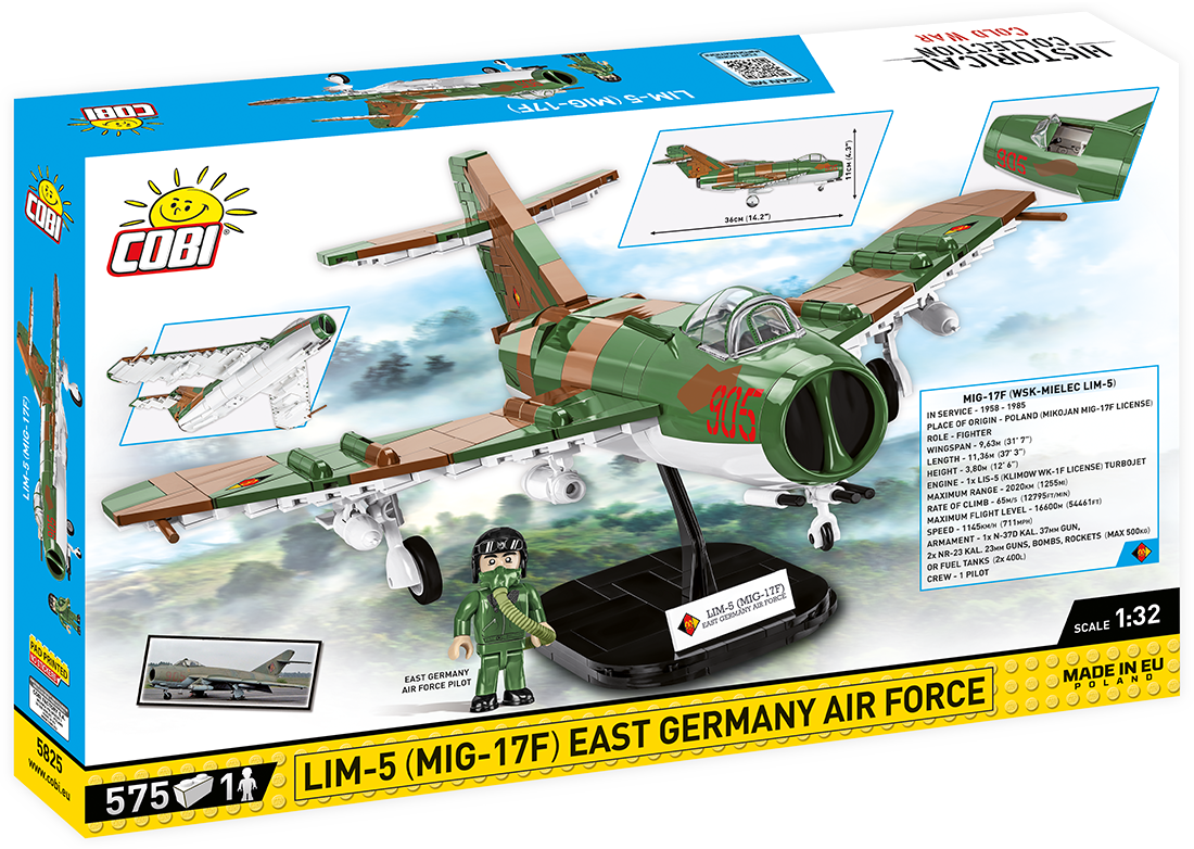 COBI Lim-5 ( MiG-17F ) East Germany Air Force #5825