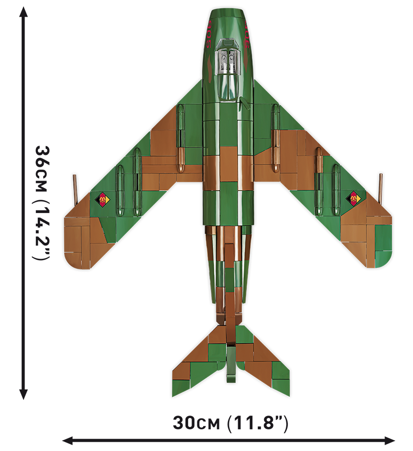 COBI Lim-5 ( MiG-17F ) East Germany Air Force #5825