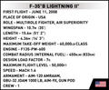 COBI F-35B Lightning II USA #5829