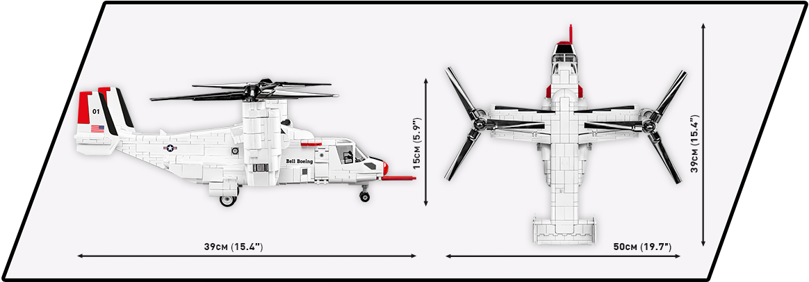 COBI Bell-Boeing V-22 Osprey First Flight Edition #5835