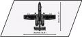 COBI A-10 Thunderbolt II Warthog #5837