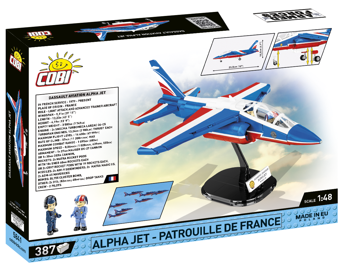 COBI Alpha Jet Patrouille de France #5841