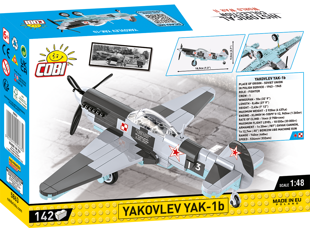 COBI Yakovlev Yak-1b #5863