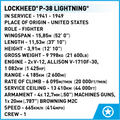 COBI Lockheed P-38 Lightning #5882