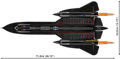 COBI Lockheed SR-71 Blackbird - Executive Edition Set 5890