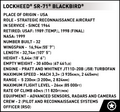 COBI Lockheed SR-71 Blackbird - Executive Edition Set 5890