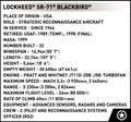 COBI Lockheed SR-71 Blackbird Set 5891
