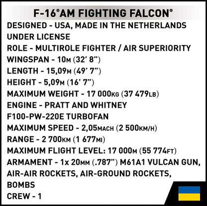 COBI F-16AM Fighting Falcon #5893