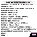 COBI F-16AM Fighting Falcon Set 5896