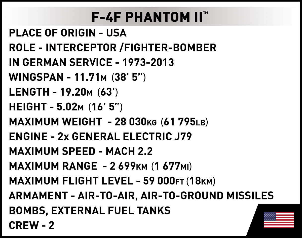 COBI F-4F PHANTOM II Set 5898