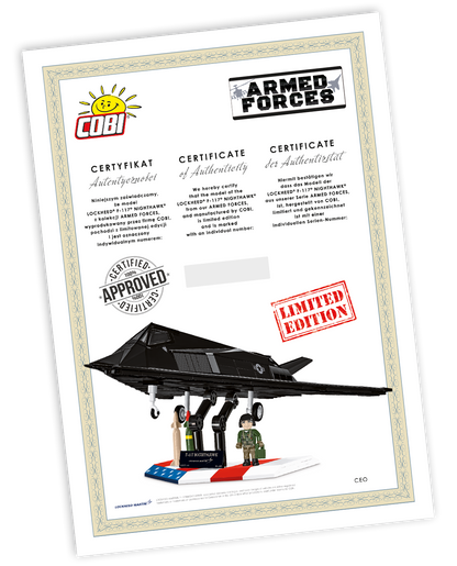 COBI Lockheed F-117 Nighthawk - Limited Edition Set 5902