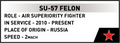 COBI Su-57 Felon Set 5909
