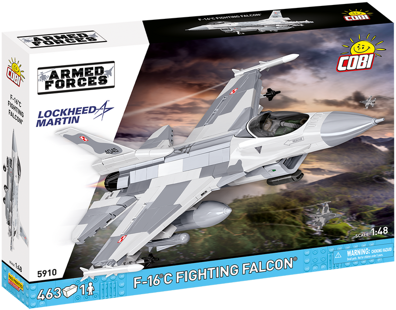 COBI F-16C Fighting Falcon Set 5910 box front
