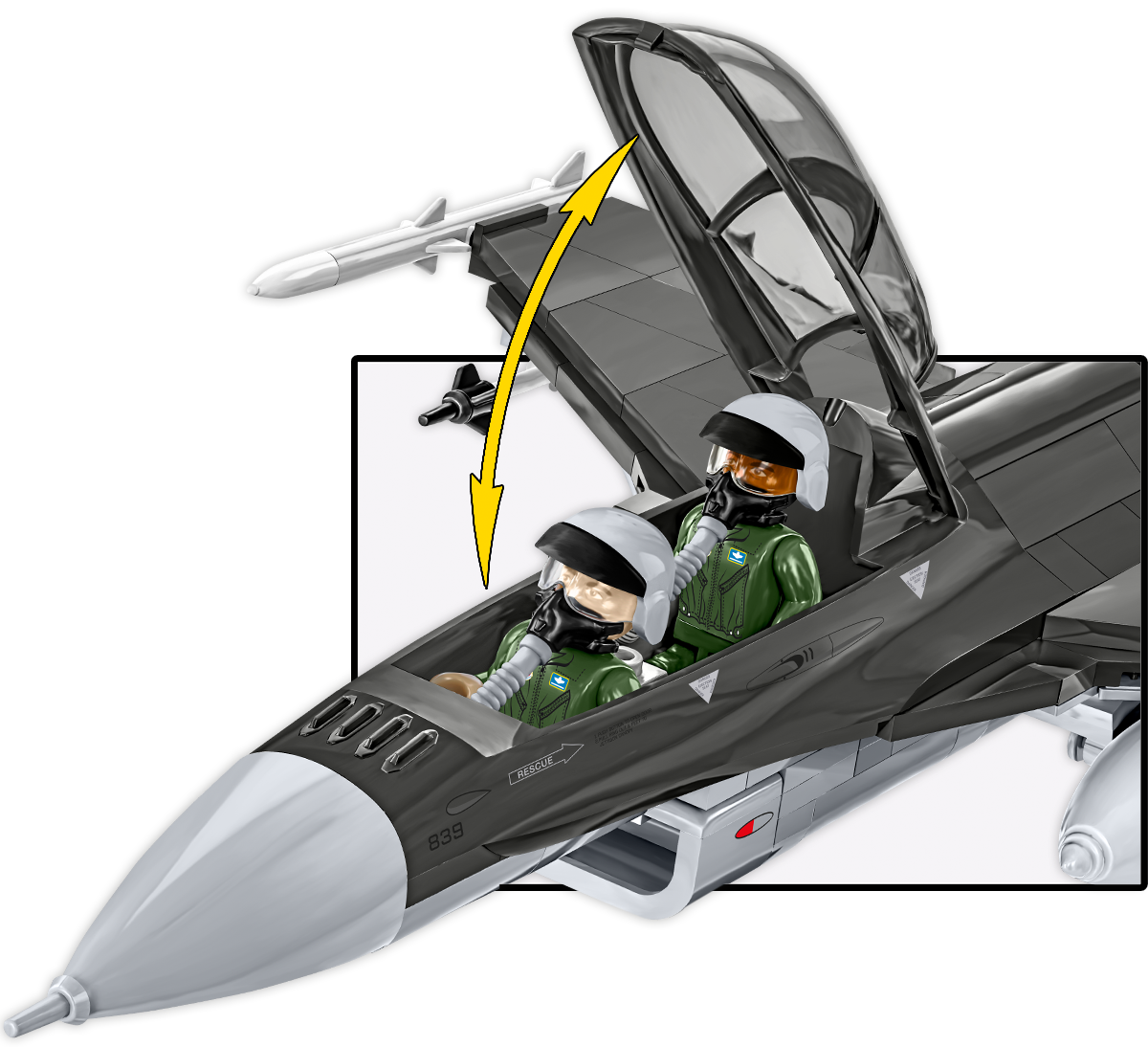 COBI F-16D Fighting Falcon Set 5914